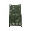 Boraam Metal Lorenzo Rope Outdoor Patio Chairs in Olive Green (Set of 2)