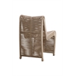 Boraam Iron Lorenzo Rope Outdoor Patio Chairs in Tan (Set of 2)