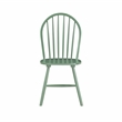 Boraam Carolina Rubberwood Dining Chairs Set of 2 - Equestrian Green
