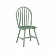 Boraam Carolina Rubberwood Dining Chairs Set of 2 - Equestrian Green