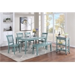 Boraam Wood Colorado Dining Chairs Set of 2 - Aspen Valley Blue Finish