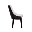 Boraam Wood Orleans Swivel High Back Dining Chairs Matte Black finish- Set of 2