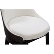 Boraam Wood Orleans Swivel High Back Dining Chairs Matte Black finish- Set of 2