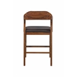 Boraam Rasmus Wood Counter Stool - Chestnut Wire-Brush Finish