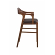 Boraam Rasmus Wood Bar Stool - Chestnut Wire-Brush Finish