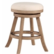 Boraam Fenton Swivel Backless Counter Stool - Driftwood Wire-Brush