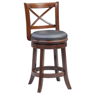 Boraam Georgia Swivel Counter Stool - Cappuccino