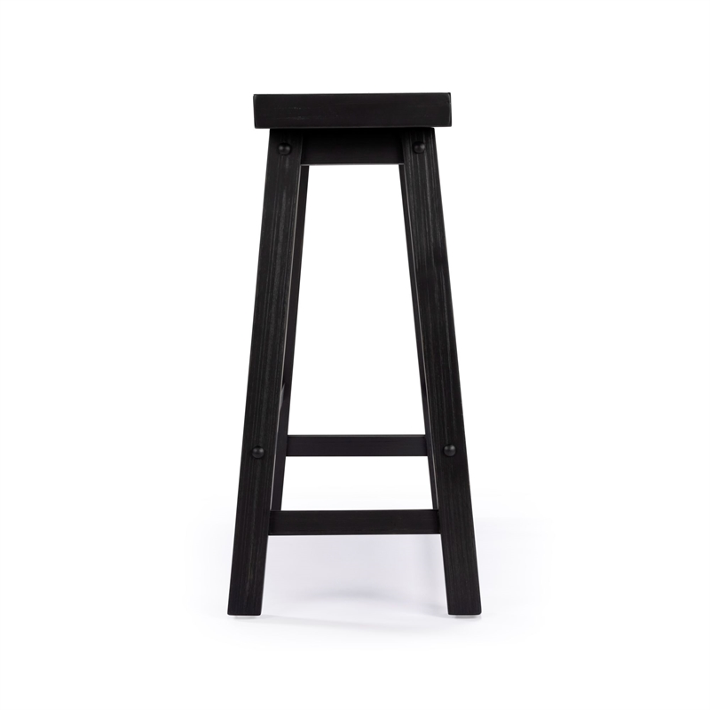 Boraam Sonoma Backless Bench - Black Charcoal