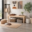 Boraam Shaker Dining Bench - Blonde Oak