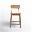 Boraam Torino Wood Counter Stool - Barnwood Wire-Brush