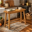 Boraam Sonoma Backless Bench - Honey Oak