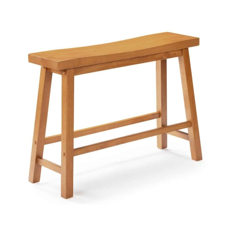 Boraam Sonoma Backless Bench - Honey Oak