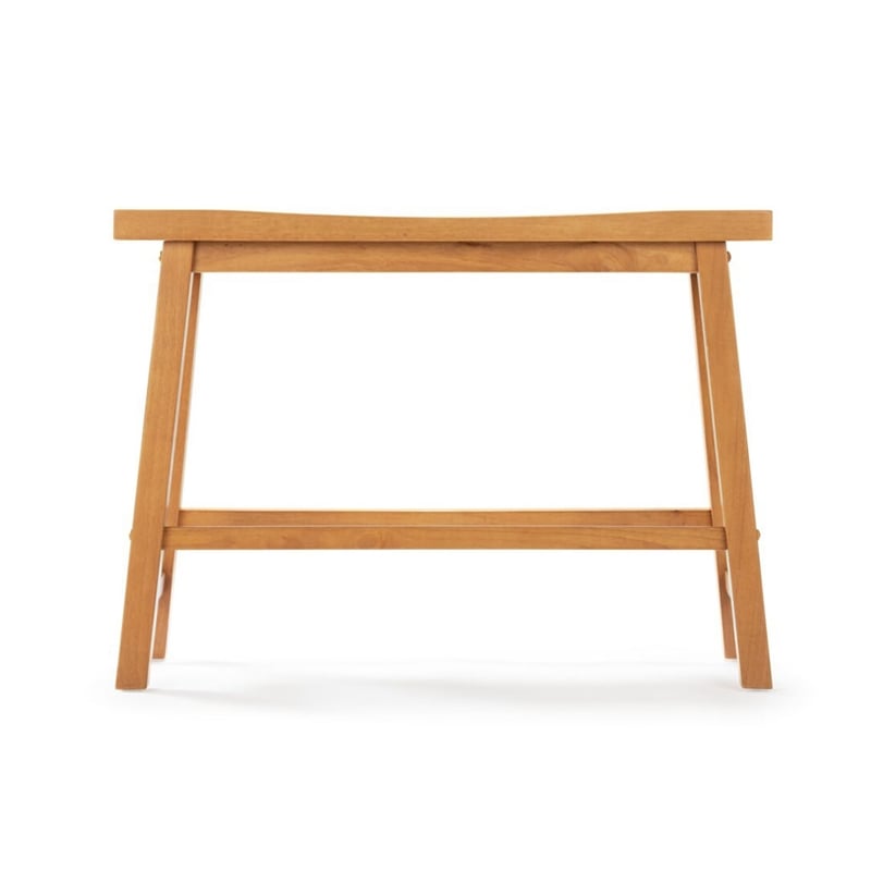 Boraam Sonoma Backless Bench - Honey Oak