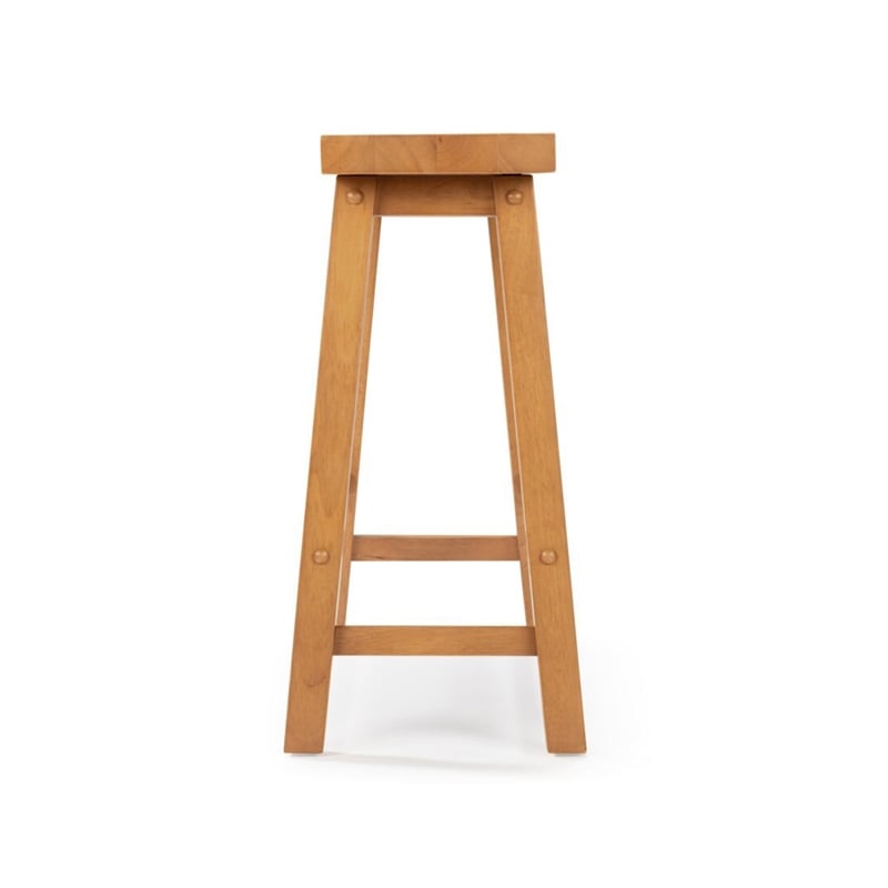 Boraam Sonoma Backless Bench - Honey Oak