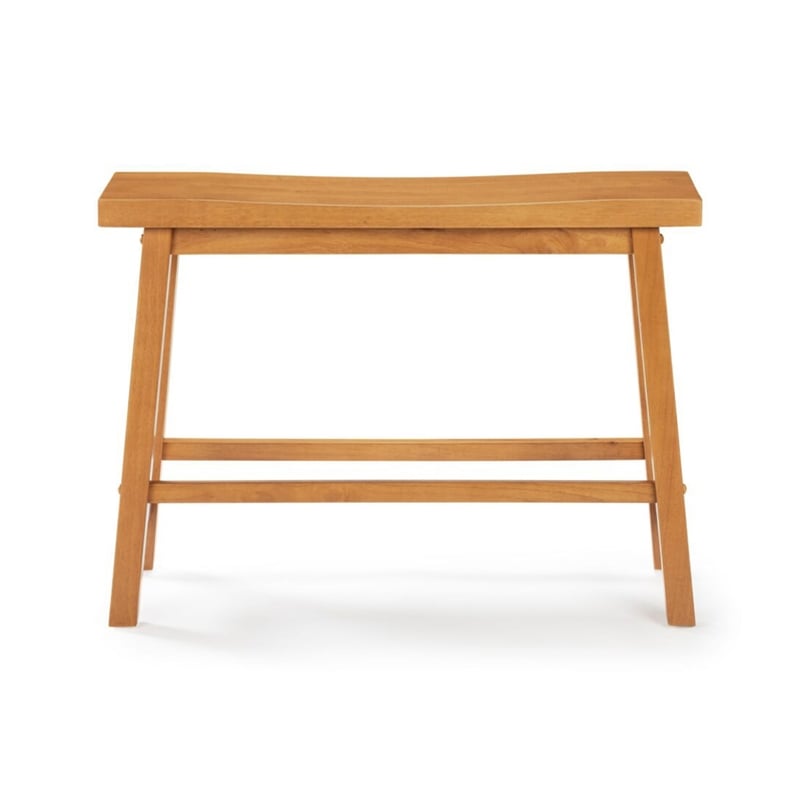 Boraam Sonoma Backless Bench - Honey Oak
