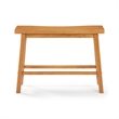 Boraam Sonoma Backless Bench - Honey Oak