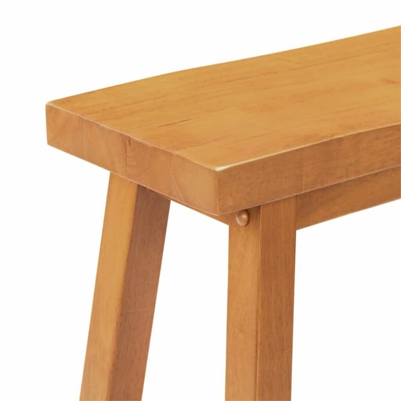 Boraam Sonoma Backless Bench - Honey Oak