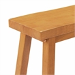 Boraam Sonoma Backless Bench - Honey Oak