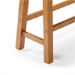 Boraam Sonoma Backless Bench - Honey Oak