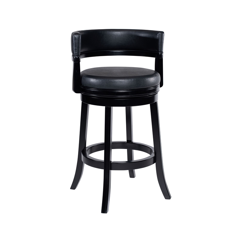 Boraam Balen Bar Height Swivel Stool - Black