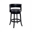 Boraam Balen Bar Height Swivel Stool - Black