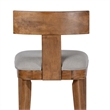 Boraam Theodora T- Back Bar Stool with Wood Seat Frame and Cushion