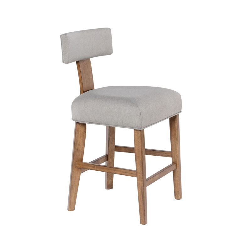 Boraam Thalia T-Back Counter Stool with Fully Upholstered Cushion