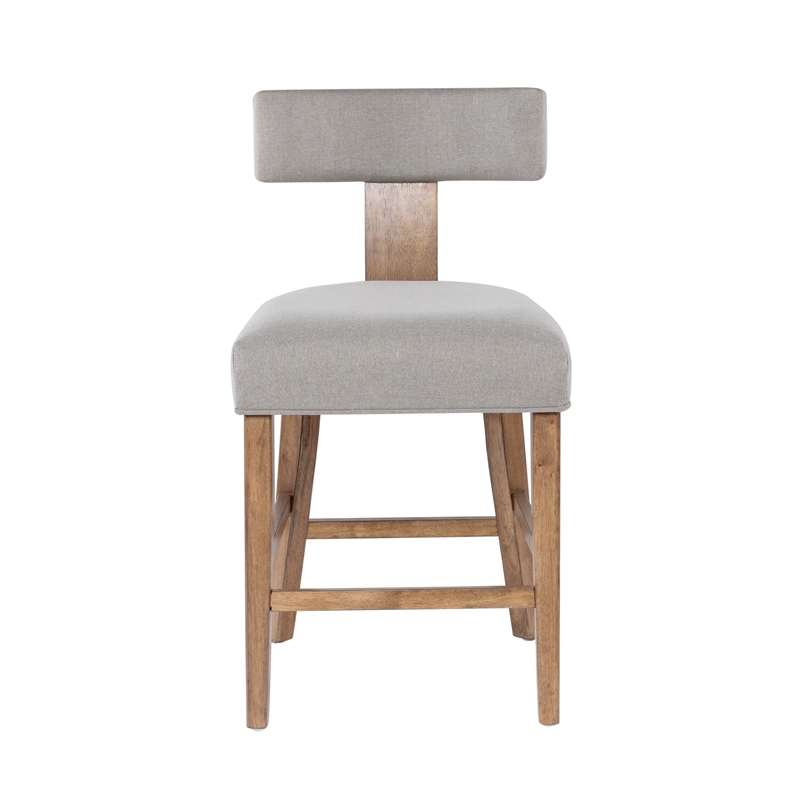 Boraam Thalia T-Back Counter Stool with Fully Upholstered Cushion