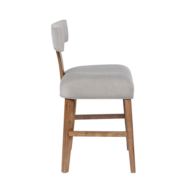 Boraam Thalia T-Back Counter Stool with Fully Upholstered Cushion
