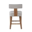 Boraam Thalia T-Back Counter Stool with Fully Upholstered Cushion