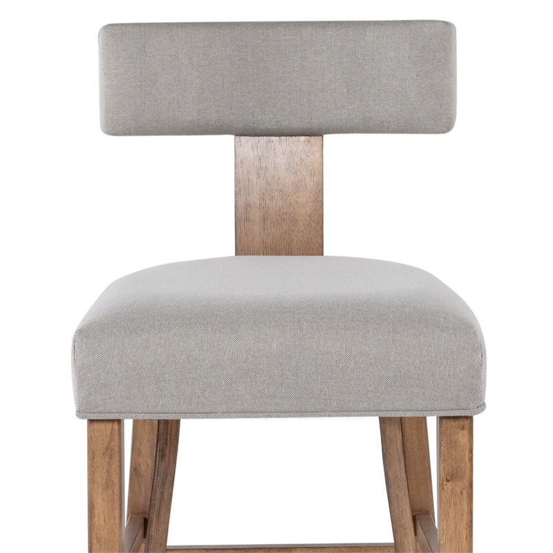 Boraam Thalia T-Back Counter Stool with Fully Upholstered Cushion