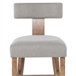 Boraam Thalia T-Back Counter Stool with Fully Upholstered Cushion