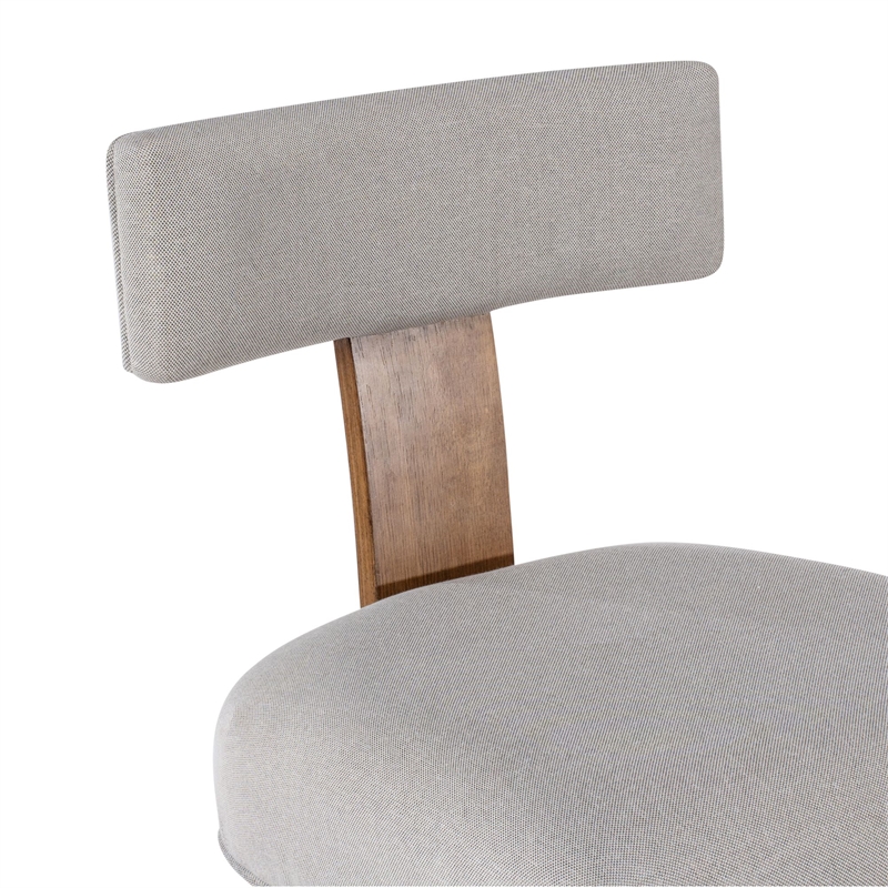 Boraam Thalia T-Back Counter Stool with Fully Upholstered Cushion