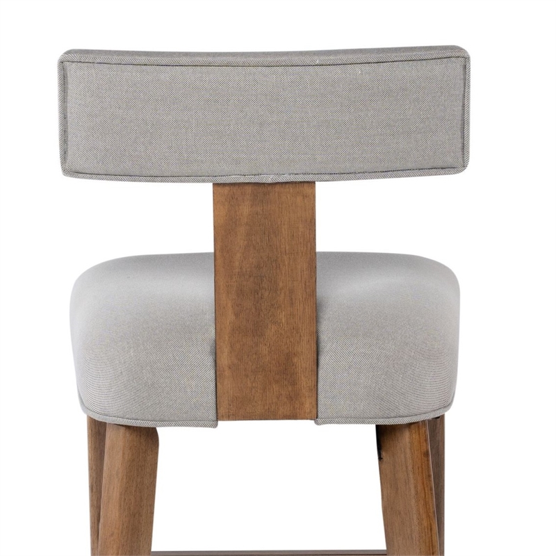 Boraam Thalia T-Back Counter Stool with Fully Upholstered Cushion
