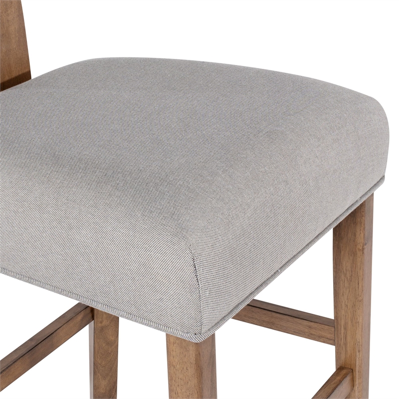 Boraam Thalia T-Back Counter Stool with Fully Upholstered Cushion