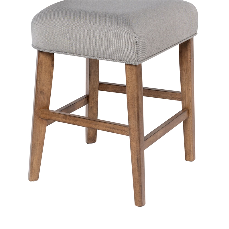 Boraam Thalia T-Back Counter Stool with Fully Upholstered Cushion