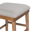 Boraam Theodora T- Back Counter Stool with Wood Seat Frame and Cushion