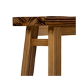 Sonoma Backless Saddle Counter Stool - Burnt Natural