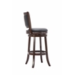 Boraam Augusta Swivel Wood Bar Stool - Java Finish