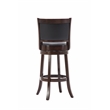 Boraam Augusta Swivel Wood Bar Stool - Java Finish