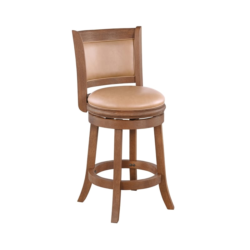 Boraam Augusta Swivel Counter Stool - Maple Wire-Brush