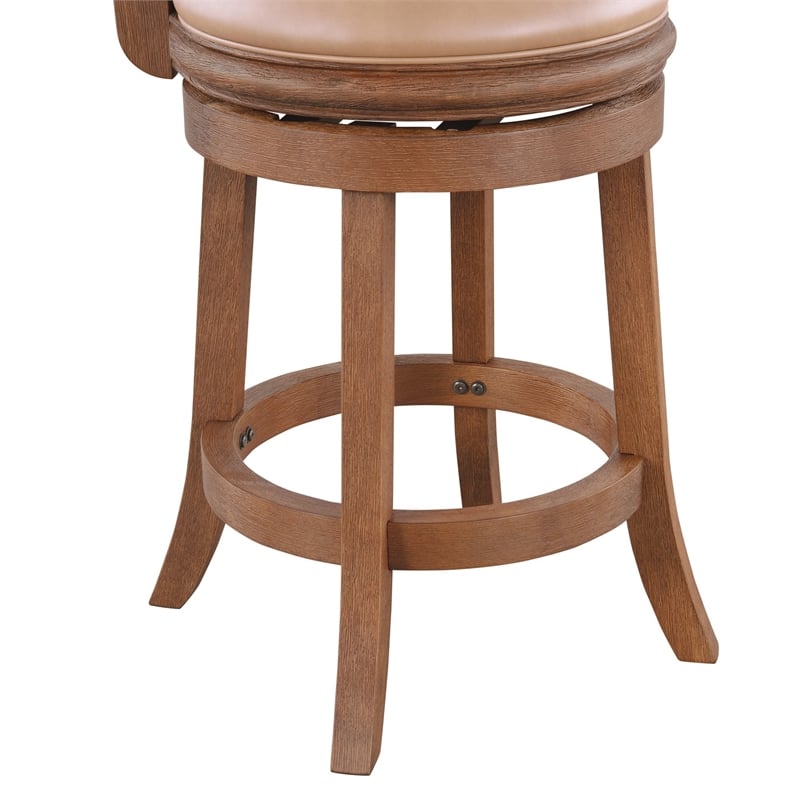 Boraam Augusta Swivel Counter Stool - Maple Wire-Brush
