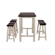 Sonoma 4pc Pub Set - European Black/Antique White