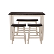 Sonoma 4pc Pub Set - European Black/Antique White