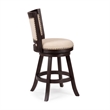 Melrose Swivel Counter Stool - Espresso Wire-Brush