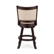 Melrose Swivel Counter Stool - Espresso Wire-Brush