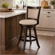 Melrose Swivel Counter Stool - Espresso Wire-Brush