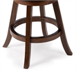 Melrose Swivel Counter Stool - Cappuccino Wire-Brush