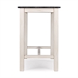 Sonoma Pub Table - Antique White/European Black