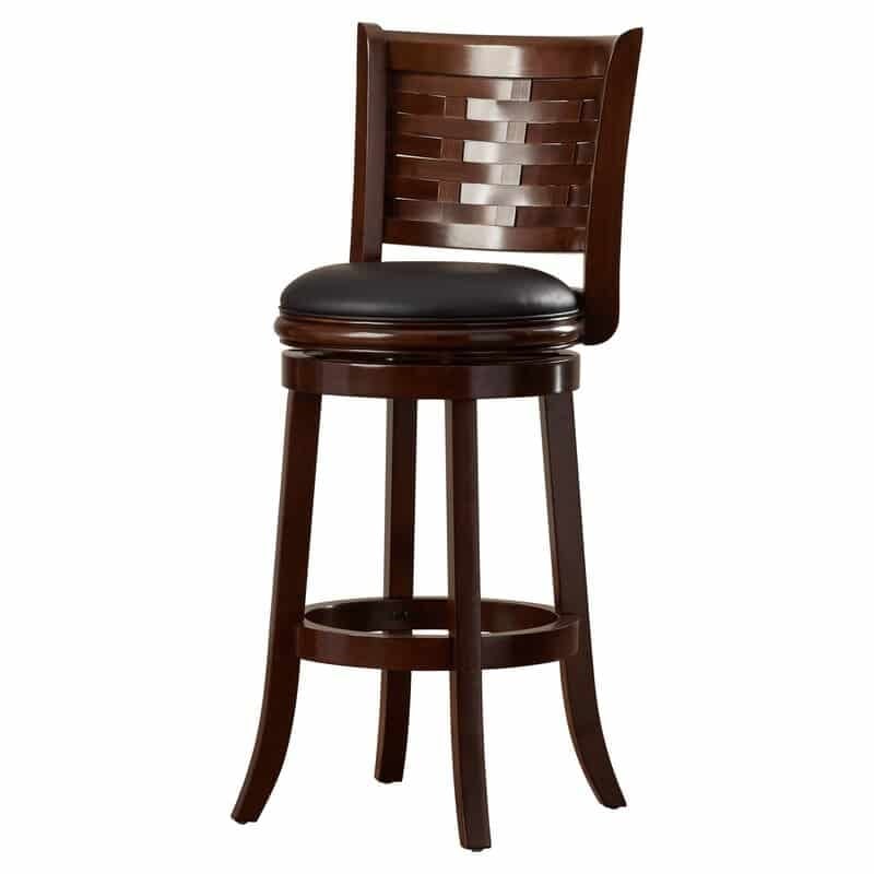 Boraam Sumatra 29 Swivel Cappuccino Bar stool 852896480295  